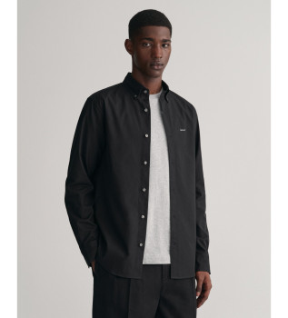 Pinpoint Regular Fit Oxford Shirt noir