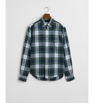 Camisa Regular Fit Cuadros Verde