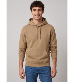 Sudadera con capucha Shield taupe