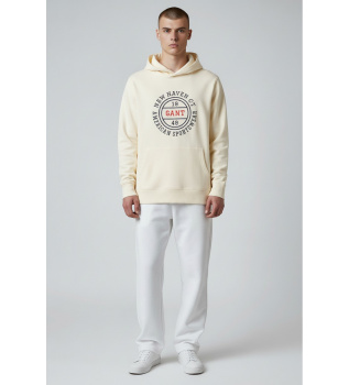 Graphic beige sweatshirt