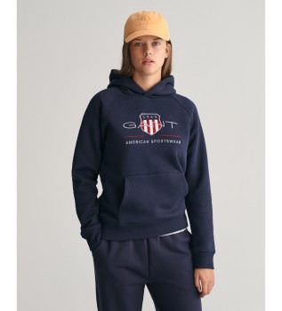 Archive Shield Hoodie marine