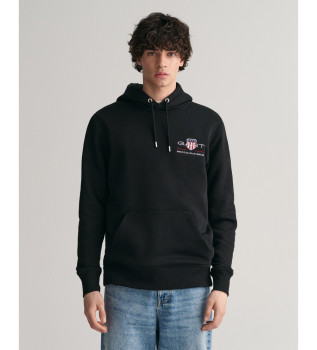 Archive Shield Hoodie Medium Black