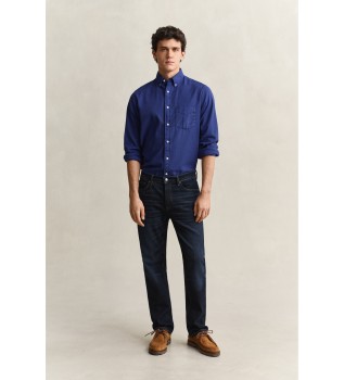 Jeans Regular Fit Blu Scuro