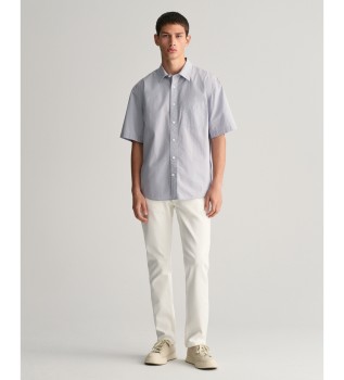 Off-white jeans med smal passform