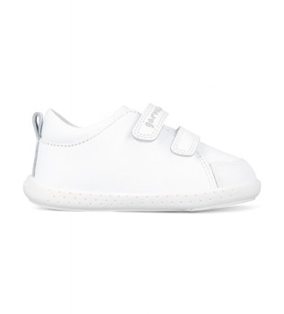 Sneakers i l�der 241300 hvid