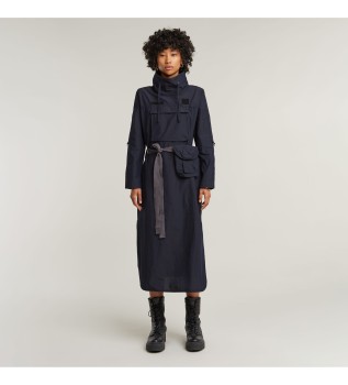 Abito tunica anorak grigio