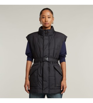 Belted Padded Vest
črna