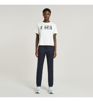 Hlače chino Bronson v mornariški barvi