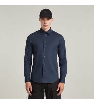 Camicia slim blu scuro