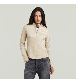 Chaqueta Lynn Biker beige