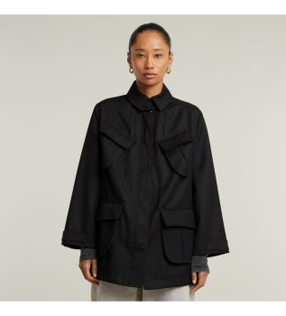 Chaqueta de campo de corte A de Chisel
 negro