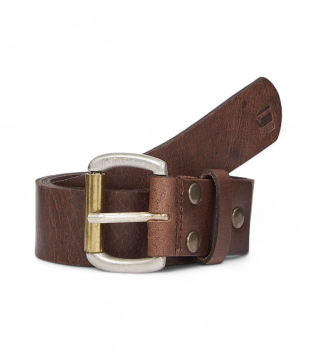 Ceinture en cuir Dast marron