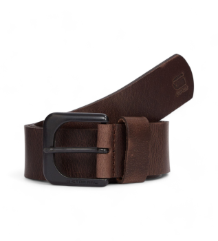 Ceinture en cuir Zed marron
