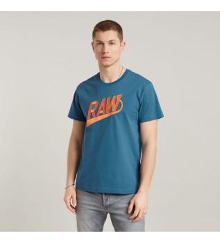 Camiseta Bordado azul