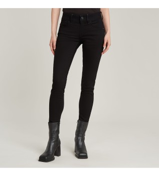 Jeans Lynn Mid Skinny zwart