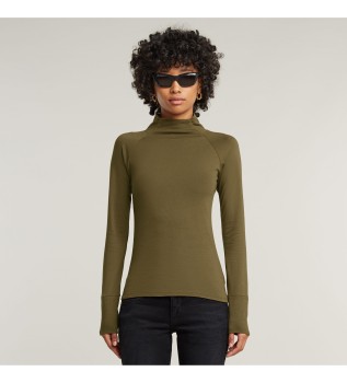 Lecite Slim Turtle Neck T-shirt green