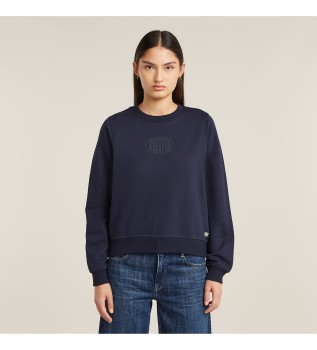 Sweatshirt Logo Crew navy