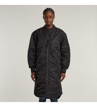 Bomber Jacket Long Deconstructed noir
