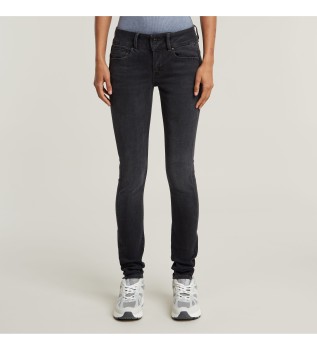 Jeans Midge Cody Mid Skinny noir