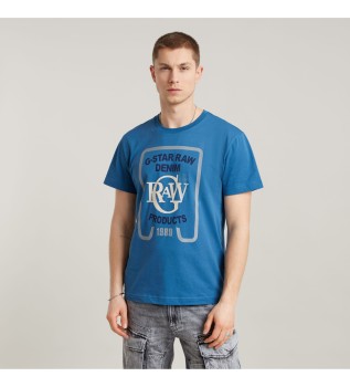 T-shirt bleu multiple