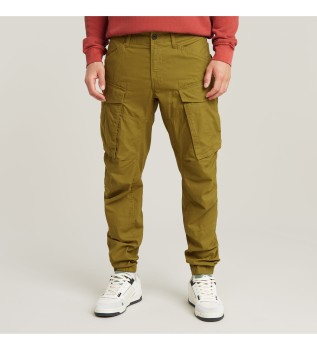 Pantalon cargo 3D Regular Tapered Cuffed marron
