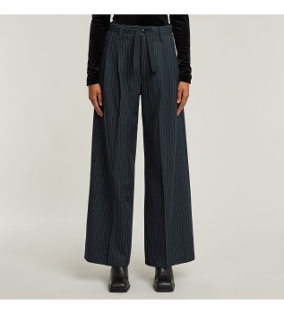 Pantaln Paperbag marino