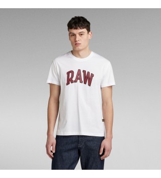 T-shirt Puff Raw blanc