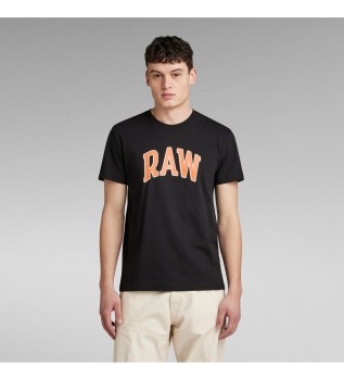 T-shirt Puff Raw noir