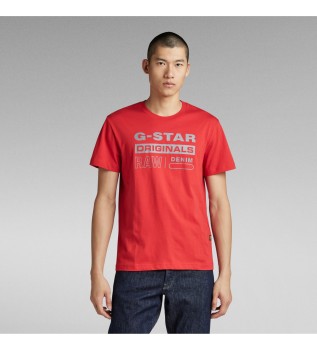 Reflecterend Originals T-shirt rood