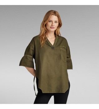 Groen geweven tuniek