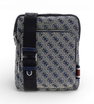 Saco de mensageiro azul Boston