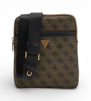 Sac � bandouli�re Milano Smart marron fonc�