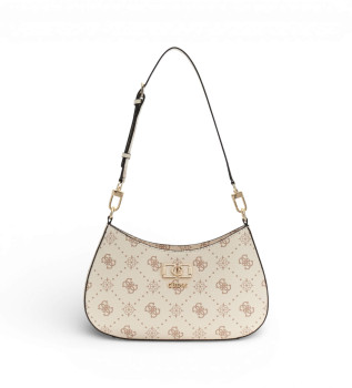 Borsa beige Emelie Logo Top