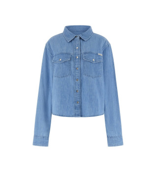 Chemise en denim Wren bleu