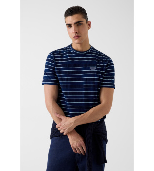 Navy striped t-shirt