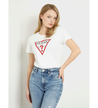 T-shirt blanc  logo triangulaire