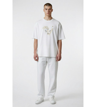 Camiseta Triangle Hd blanco