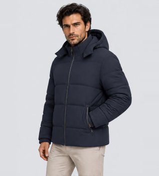 Veste matelassée extensible marine
