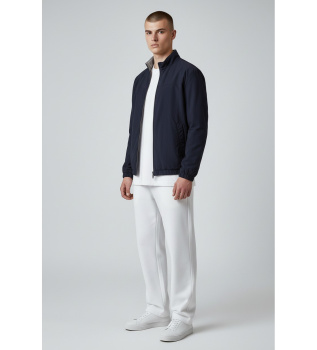 Blouson bombardier r�versible bleu