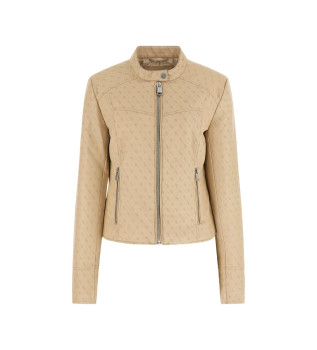 Nuova giacca Anita Logo, beige