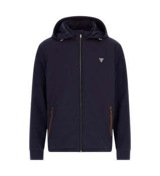 Veste coupe-vent marine