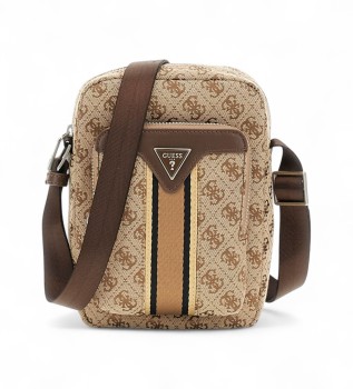 Milano Pocket skuldertaske beige