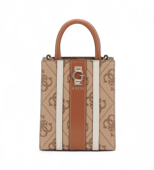 Mini-Umhngetasche Erenia mit Logo 4G braun