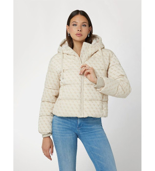 4g beige logotypjacka