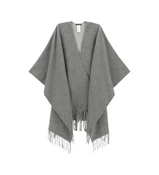 Grey Blend Poncho