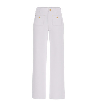 Sailow Wide Leg Trousers blanc
