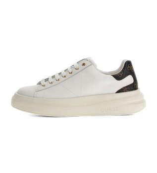 Sneakers bianche con logo Elba 4g