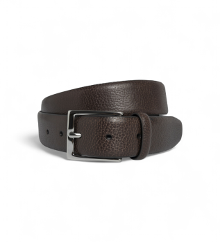 Ceinture en galets marron