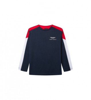 T-shirt Amr Multi Ls Tee navy