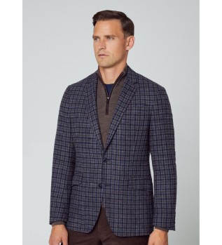 Jacket Mini Check navy